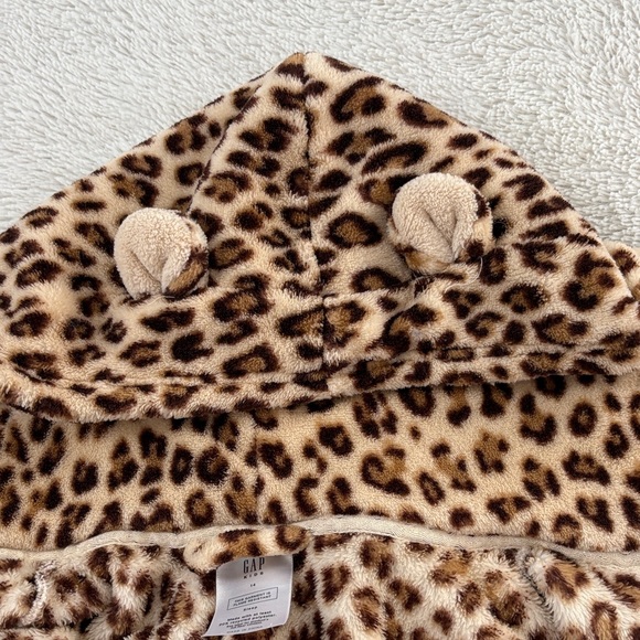 Leopard Print Kids Robe - Picture 3 of 5